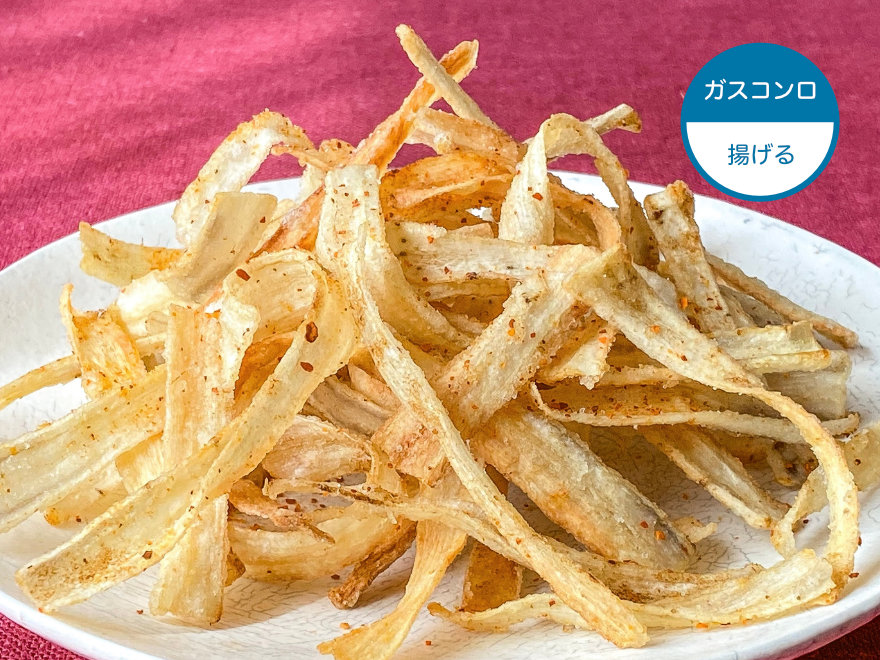 やみつきごぼうチップス写真